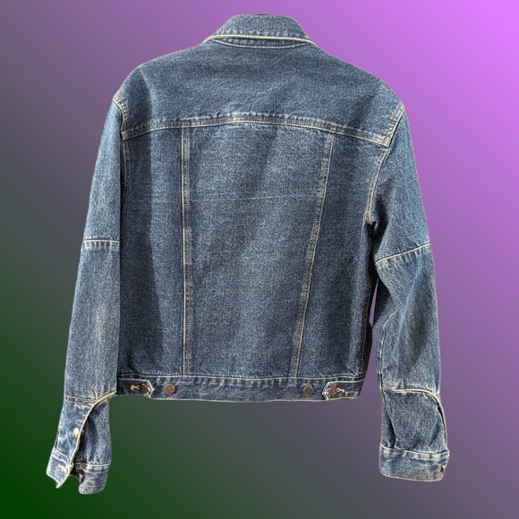 Calvin Klein Men's Blue Jean Trucker Jacket -- M - Picture 2 of 4